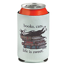 Product Image for Drink Sleeves - Books and Cats