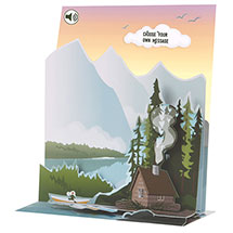 Product Image for Lakeside Cabin Audio Pop-Up Card