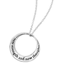 Product Image for 'With the New Day' Eleanor Roosevelt Möbius Pendant