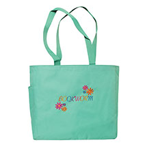 Product Image for Embroidered Bookworm Tote