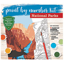 Alternate Image 1 for Paint by Number Kit: National Parks 
