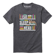 Alternate image for Eat Sleep Read T-Shirt