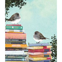 Alternate Image 2 for Reading Birds Note Cards