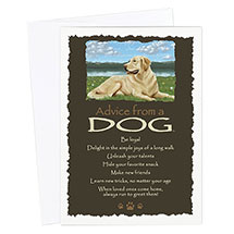 Product Image for Advice from a Dog Card