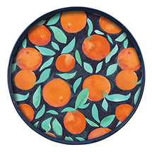 Product Image for Orange Round Tray