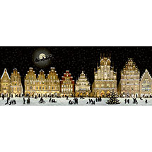 Product Image for Christmas Lights Cityscape Advent Calendar