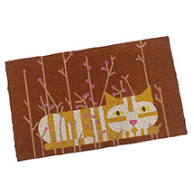 Alternate image for Edie Harper Cat Doormat: Fall