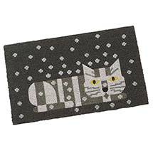 Edie Harper Cat Doormat: Winter