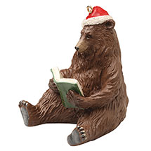 Reading Woodland Animal Ornaments: Bear