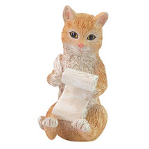 Alternate Image 3 for Cat Book Club Figurines 