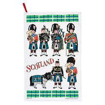 Alternate image for UK Kitchen Set: Scotland Tea Towel