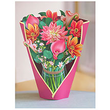 Alternate image for Floral Pop-Up Bouquet Cards