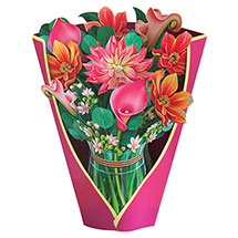 Alternate Image 2 for Floral Pop-Up Bouquet Cards