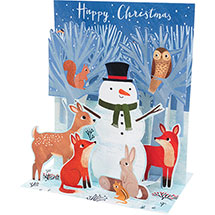 Product Image for Snowman and Friends Pop-Up Audio Card