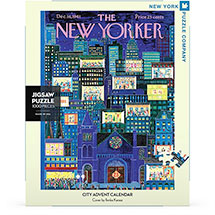 Alternate image for New Yorker City Advent Calendar Puzzle
