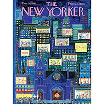 Alternate image for New Yorker City Advent Calendar Puzzle