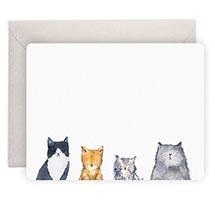 Cat's Meow Flat Notecard Set
