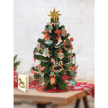 Festive Ornaments Pop-Up Christmas Tree Card