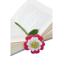 Alternate Image 1 for Felted Flower Bookmark Bouquet