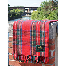 Alternate Image 2 for Scottish Tartan Wool Knee Blankets