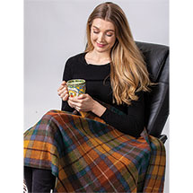 Alternate Image 4 for Scottish Tartan Wool Knee Blankets