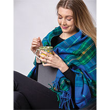 Alternate Image 5 for Scottish Tartan Wool Knee Blankets