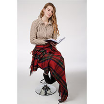 Alternate Image 6 for Scottish Tartan Wool Knee Blankets