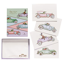 Product Image for Classy Animals in Classic Cars Note Cards