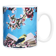 Alternate image for Bibliophile Birdie Mugs - Curious Birds