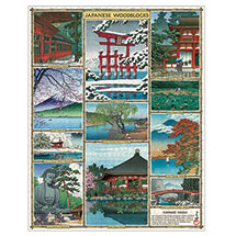 Alternate Image 1 for Japanese Woodblocks Vintage Puzzle