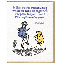 Alternate Image 1 for Letterpress Winnie-the-Pooh Cards