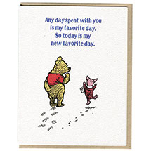 Alternate image for Letterpress Winnie-the-Pooh Cards