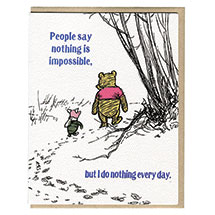Alternate Image 3 for Letterpress Winnie-the-Pooh Cards