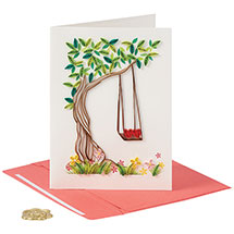Tree Swing Valentine's/Anniversary Card