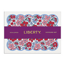 Alternate image for Liberty London Scalloped Note Cards