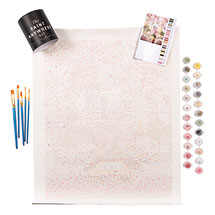 Alternate image for Park Avenue Acrylic Paint by Number Kit