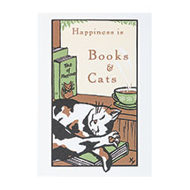 Alternate image for Books and Cats Note Cards