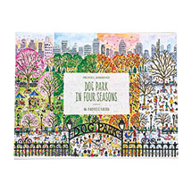 Alternate image for Michael Storrings Dog Park in Four Seasons Note Cards
