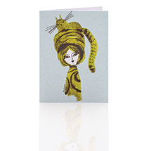 Alternate image for Fashion Felines Note Cards - Set of 20