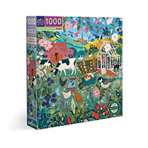 English Cottage Perspective Puzzles - English Hedgerow