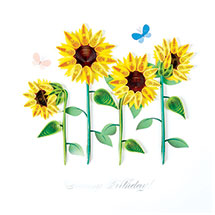 Alternate image for Summer Quilling Sunflower