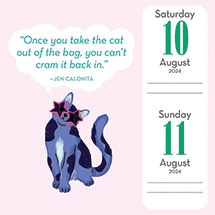 Alternate image for 2024 Cat Trivia Page-a-Day® Calendar