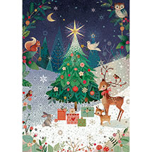 Alternate image for Christmas Town Advent Calendar Cards
