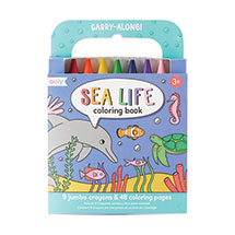 Alternate image for Carry-Along Coloring Books - Sea Life