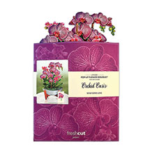 Alternate image for Orchid Oasis Pop-Up Bouquet Card
