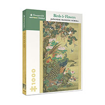 Alternate image for Birds & Flowers Japanese Hanging Scroll 1,000-Piece Puzzle