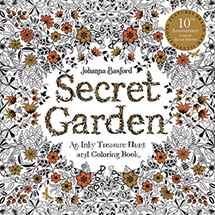 Alternate image for Secret Garden 10th Anniversary Coloring Book