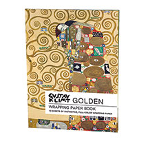 Alternate image for Fine Art Wrapping Paper Books - Klimt