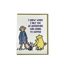 Alternate image for Letterpress Winnie the Pooh Cards - Set of 4