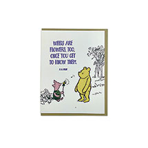 Alternate image for Letterpress Winnie the Pooh Cards - Set of 4
